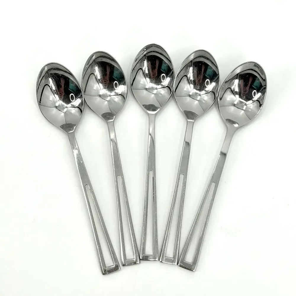 Supreme Cutlery Aperto Stainless Steel Teaspoons Set Of 5 Japan 6 inch